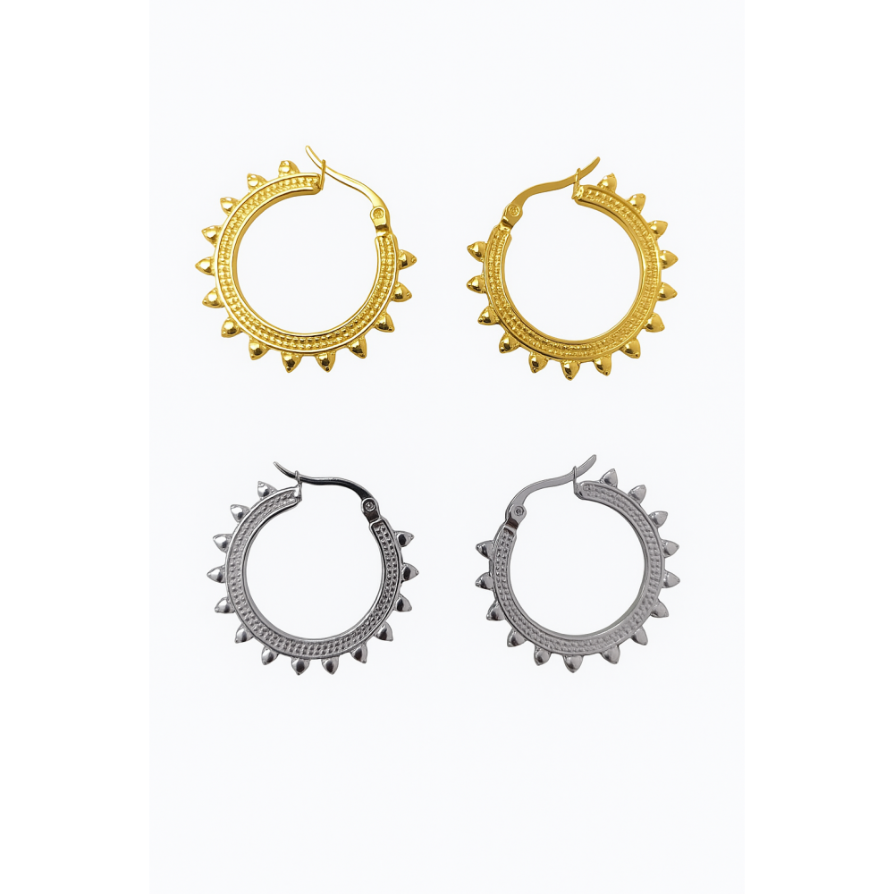  Σκουλαρίκι Ήλιος Κρίκος